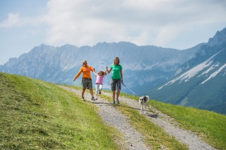 Photo: Holiday with your dog in your vacation apartment in Söll Tirol Austria while hiking in the Wilder Kaiser.