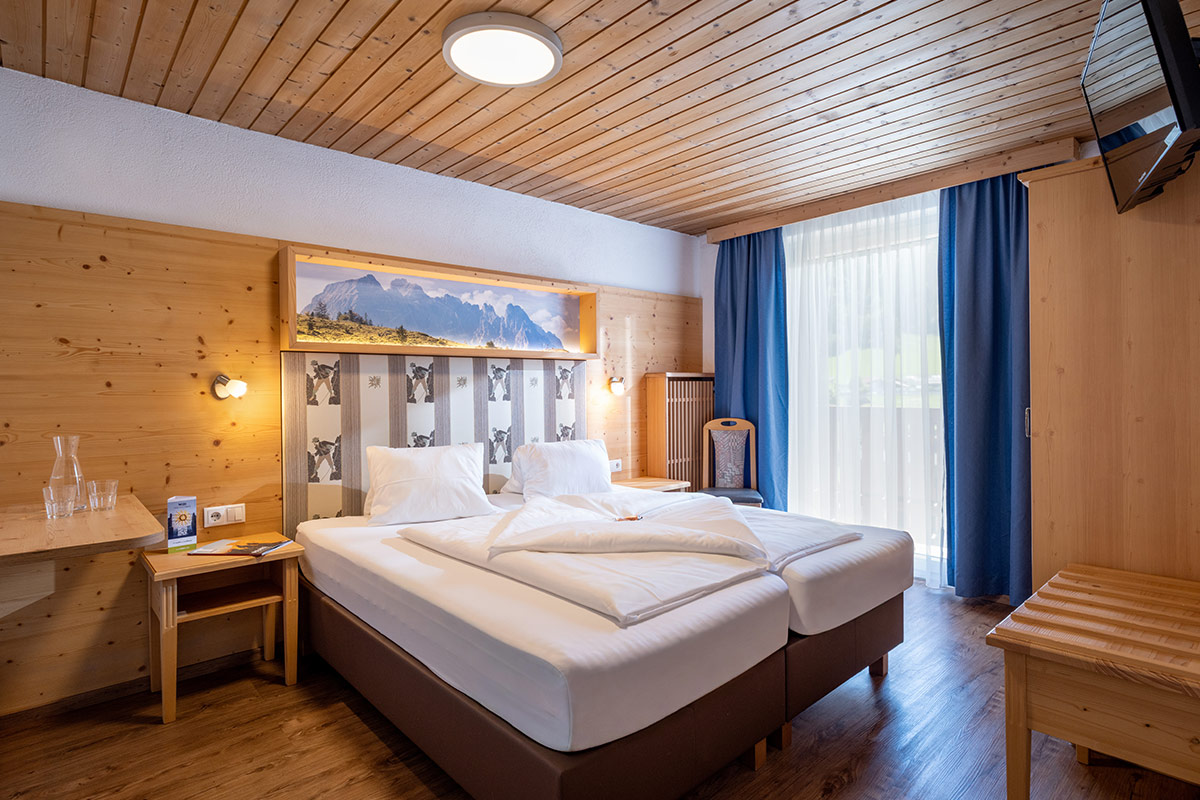 Double room in the hostel in Söll in Tyrol