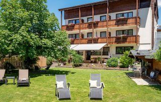 Garten im Hostel im Söll